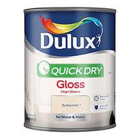 Dulux Quick Dry Gloss Buttermilk 750ml