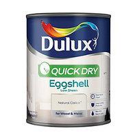 Dulux Quick Dry Eggshell Natural Calico 750ml
