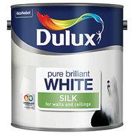 dulux silk emulsion pure brilliant white 25l