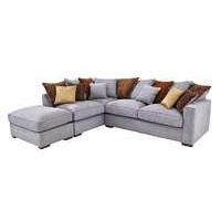 Dune Fabric Corner Sofa with Foo...