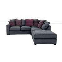 Dune Small Fabric Corner Sofa with Footstool