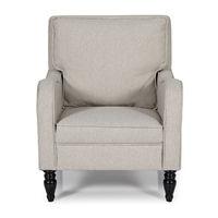 dundee fabric armchair latte