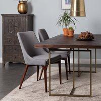 DUTCHBONE CLASS DINING TABLE in Retro Herringbone Design - Medium