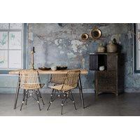 dutchbone kubu rattan dining chair