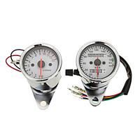 dual odometer speedometer and tachometer motorcycle with backlight