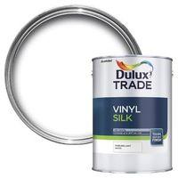 dulux trade pure brilliant white silk emulsion paint 25l