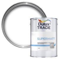 Dulux Trade White Supermatt Emulsion Paint 5L