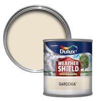 Dulux Weathershield Gardenia Cream Matt Masonry Paint 250ml Tester Pot