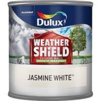 Dulux Weathershield Jasmine White Matt Masonry Paint 250ml Tester Pot