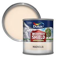 Dulux Weathershield Magnolia Cream Matt Masonry Paint 250ml Tester Pot