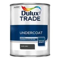 Dulux Trade Dark Grey Matt Undercoat 1L Tin