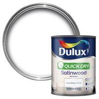 Dulux Interior Pure Brilliant White Satinwood Wood & Metal Paint 750ml