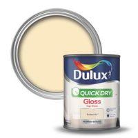 Dulux Interior Buttermilk Gloss Wood & Metal Paint 750ml