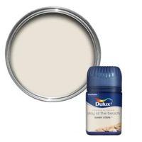 Dulux Travels In Colour Sandy Steps Cream Flat Matt Emulsion Paint 50ml Tester Pot