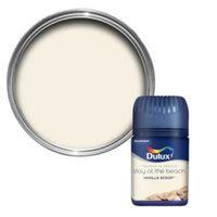 Dulux Travels In Colour Vanilla Scoop Cream Flat Matt Emulsion Paint 50ml Tester Pot
