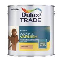 Dulux Trade Clear Gloss Wood Varnish 1L Tin