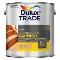 Dulux Trade Clear Gloss Wood Varnish 2.5L Tin