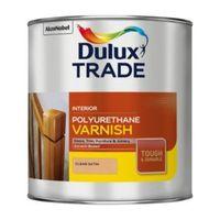 Dulux Trade Clear Satin Varnish 2.5L Tin