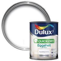 Dulux Interior Pure Brilliant White Eggshell Wood & Metal Paint 750ml