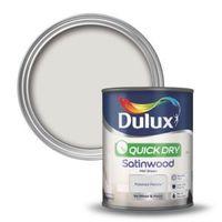 dulux interior polished pebble satinwood wood metal paint 750ml