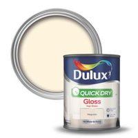 Dulux Interior Magnolia Gloss Wood & Metal Paint 750ml