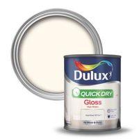 Dulux Interior Jasmine White Gloss Wood & Metal Paint 750ml