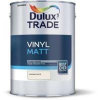 Dulux Trade Jasmine White Matt Vinyl Paint 5L