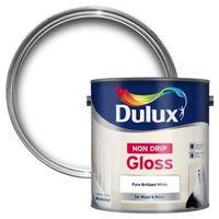 Dulux Interior Pure Brilliant White Gloss Wood & Metal Paint 2.5L