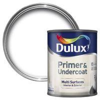 Dulux White Most Surfaces Primer & Undercoat 750ml