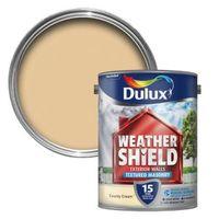 Dulux Weathershield Country Cream Masonry Paint 5L