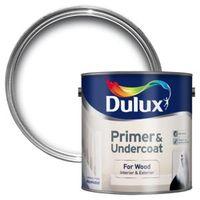 Dulux White Wood Primer & Undercoat 2.5L
