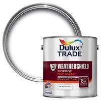 Dulux Trade Exterior Pure Brilliant White Gloss Wood Paint 2.5L