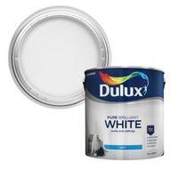 dulux pure brilliant white matt emulsion paint 25l