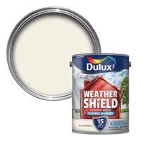 Dulux Weathershield Jasmine White Masonry Paint 5L