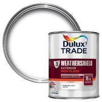 dulux trade exterior pure brilliant white gloss multipurpose paint 1l