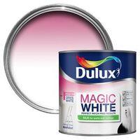 dulux magic pure brilliant white silk emulsion paint 25l