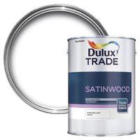 Dulux Trade Interior Pure Brilliant White Satinwood Wood & Metal Paint 2.5L