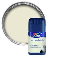 Dulux Apple White Matt Emulsion Paint 50ml Tester Pot