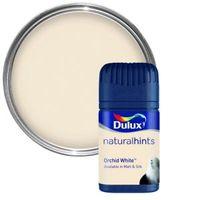 Dulux Orchid White Matt Emulsion Paint 50ml Tester Pot