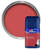 dulux roasted red matt emulsion paint 50ml tester pot