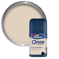 dulux natural hessian matt emulsion paint 50ml tester pot