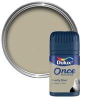 Dulux Overtly Olive Matt Emulsion Paint 50ml Tester Pot