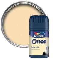 Dulux Buttermilk Matt Emulsion Paint 50ml Tester Pot