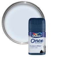 Dulux Blueberry White Matt Emulsion Paint 50ml Tester Pot