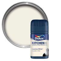 Dulux Kitchen Jasmine White Matt Emulsion Paint 50ml Tester Pot