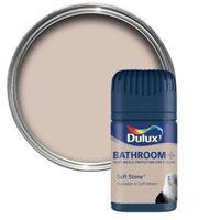 dulux bathroom soft stone soft sheen emulsion paint 50ml tester pot