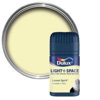 Dulux Light & Space Lemon Spirit Matt Emulsion Paint 50ml Tester Pot