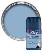 Dulux Bathroom Blue Lagoon Soft Sheen Emulsion Paint 50ml Tester Pot