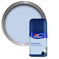 Dulux Blissful Blue Matt Emulsion Paint 50ml Tester Pot