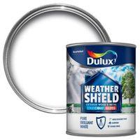Dulux Trade Exterior Pure Brilliant White Gloss Wood & Metal Paint 750ml